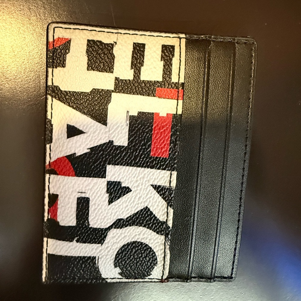 Michael Kors Black and White Card Holder